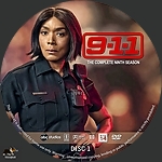 9-1-1 - Season 9, Disc 11500 x 1500DVD Disc Label by tmscrapbook