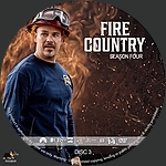 Fire Country - Season 4, Disc 31500 x 1500DVD Disc Label by tmscrapbook