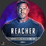 Reacher - Season 4, Disc 31500 x 1500DVD Disc Label by tmscrapbook