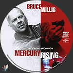 Mercury Rising (1998)1500 x 1500DVD Disc Label by BajeeZa