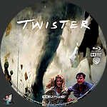 Twister (1996)1500 x 1500UHD Disc Label by BajeeZa