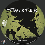 Twister (1996)1500 x 1500UHD Disc Label by BajeeZa