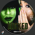 Wicked (2024) 1500 x 1500UHD Disc Label by BajeeZa