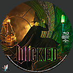 Wicked (2024) 1500 x 1500Blu-ray Disc Label by BajeeZa